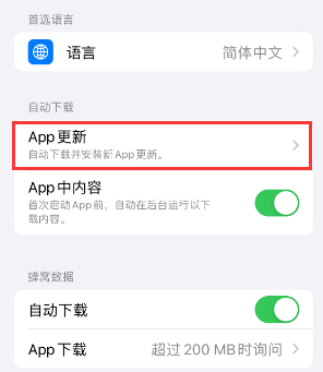 东郊镇苹果15维修中心如何让iPhone15APP自动更新